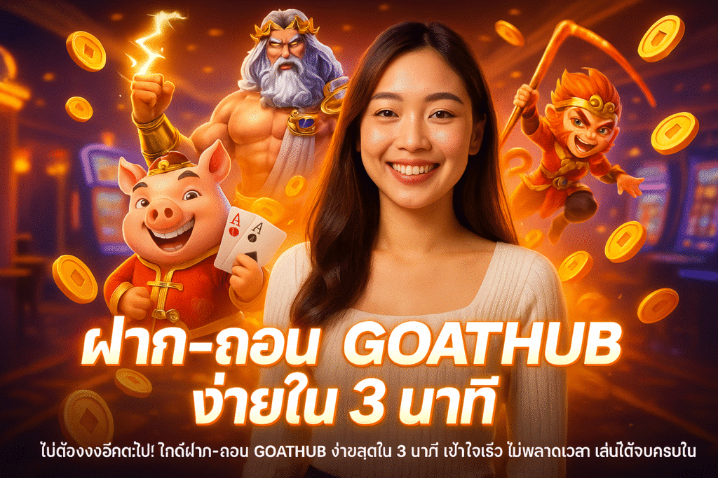 ฝาก–ถอน GOATHUB ง่ายใน 3 นาที